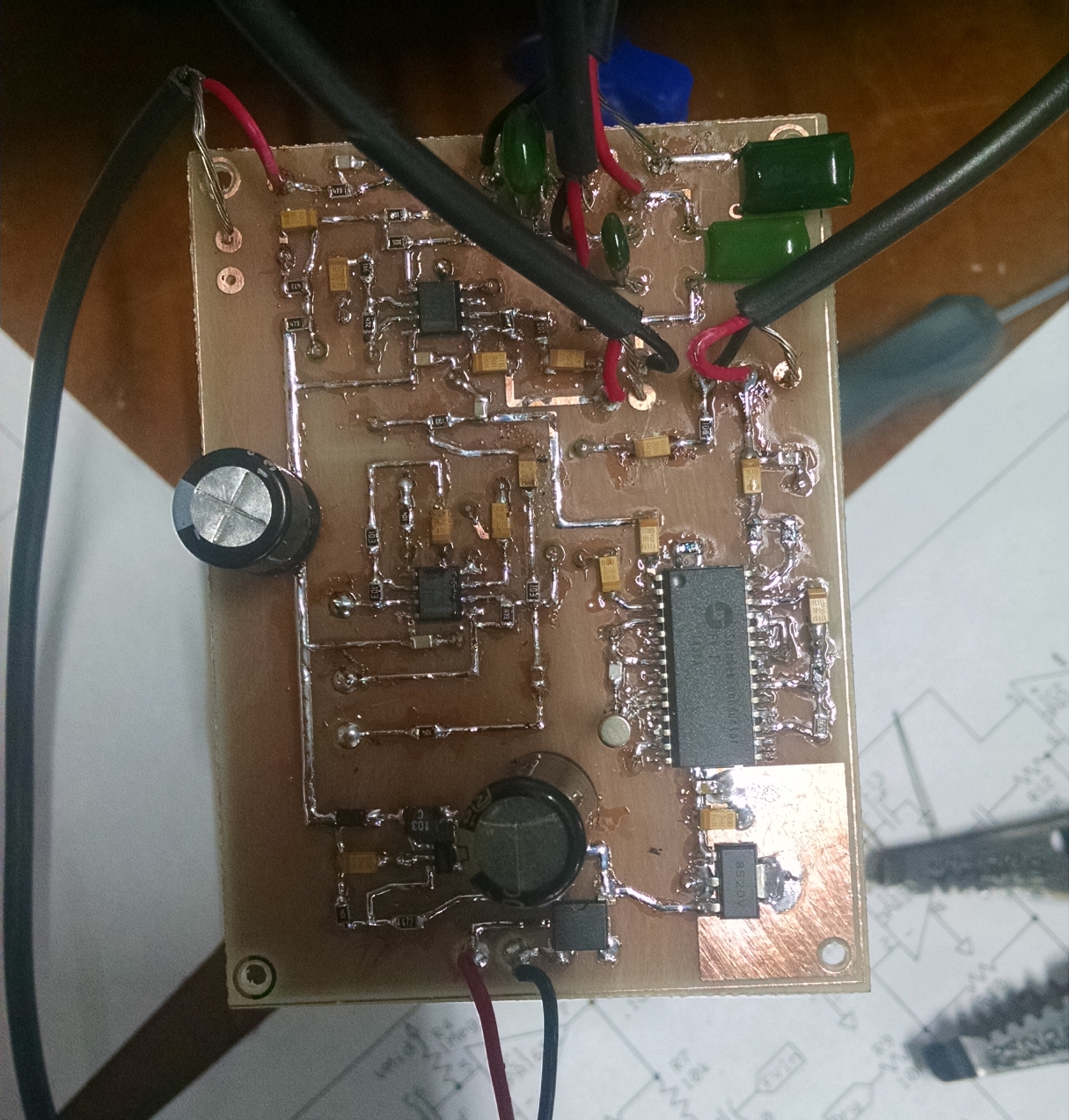 hybrid amp circuit board